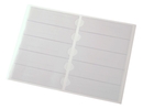 9218-02002 - Self-adhesive file spine pockets transparent