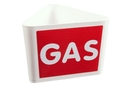 9218-02019 - Roof sign with text "GAS"
