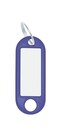 9219-01383-010 - Keyring with ring single blue
