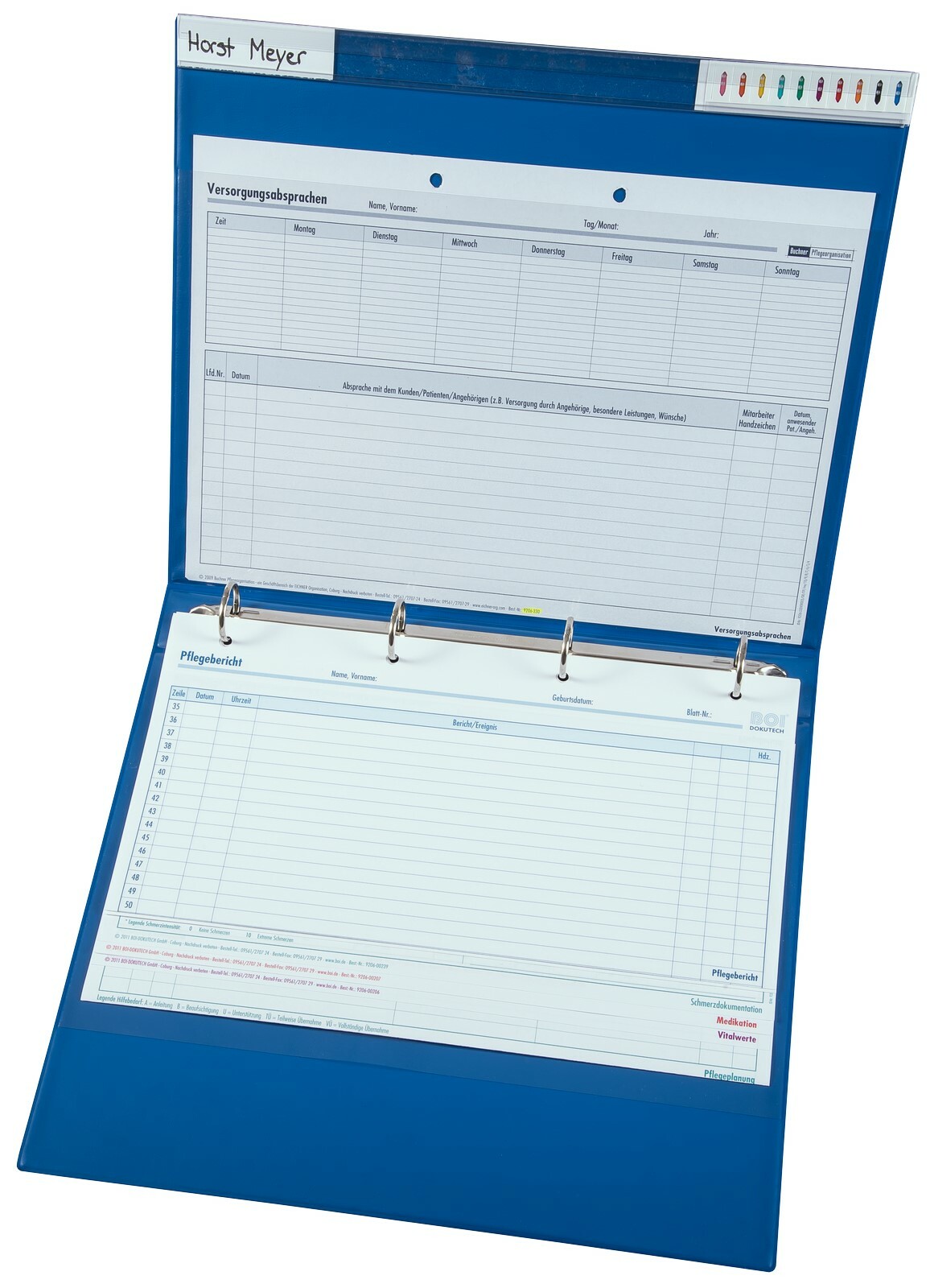 9108-01824 - Dokumentationsmappe Solid blau 9108-01824 - Dokumentationsmappe Solid blau