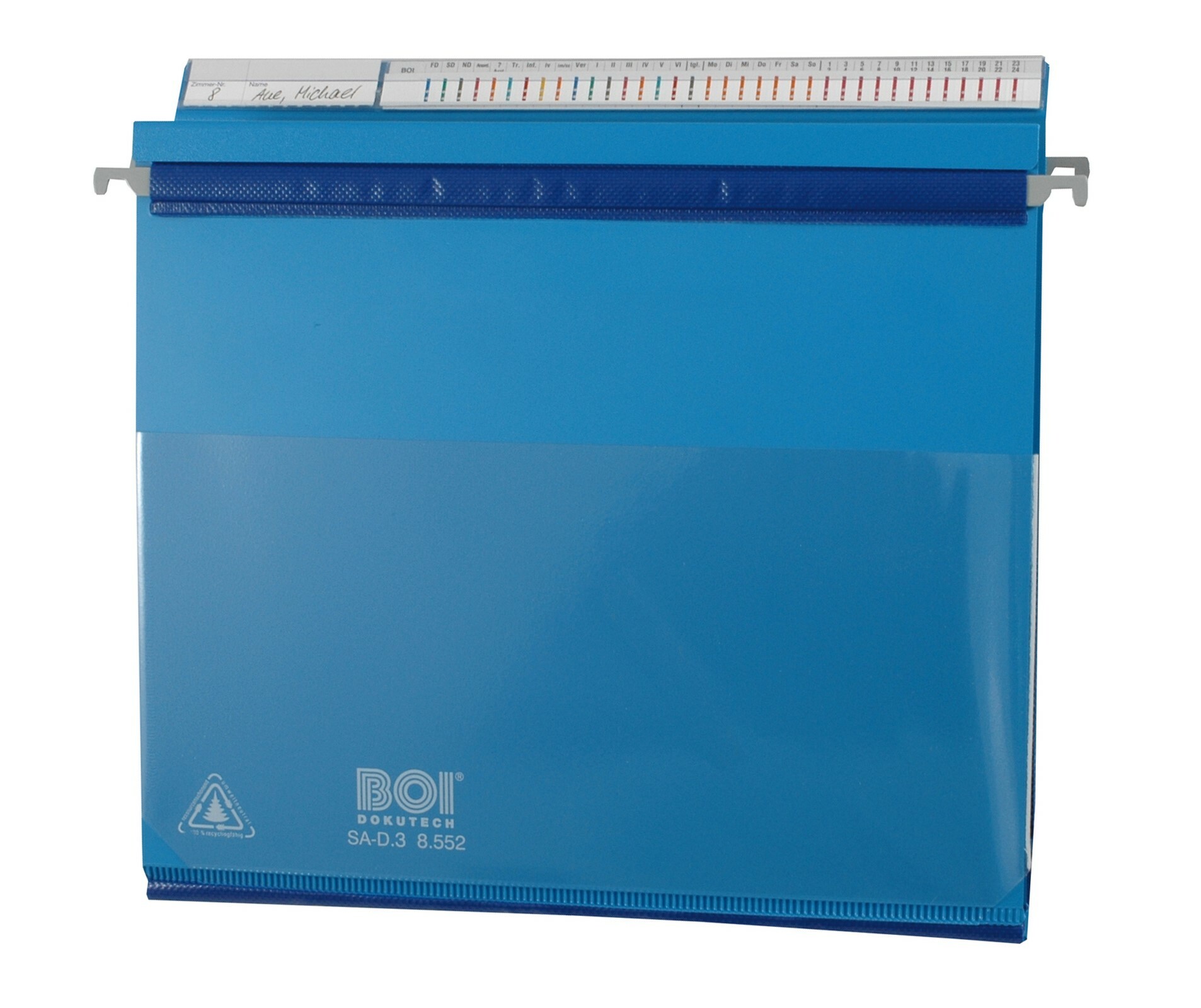 9208-00552 - Befundmappe einzeln geschlossen blau 9208-00552 - Befundmappe einzeln geschlossen blau