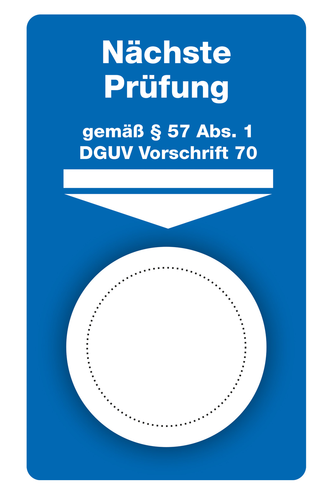9220-00139-001 - UVV Sticker rechteckig 9220-00139-001 - UVV Sticker rechteckig