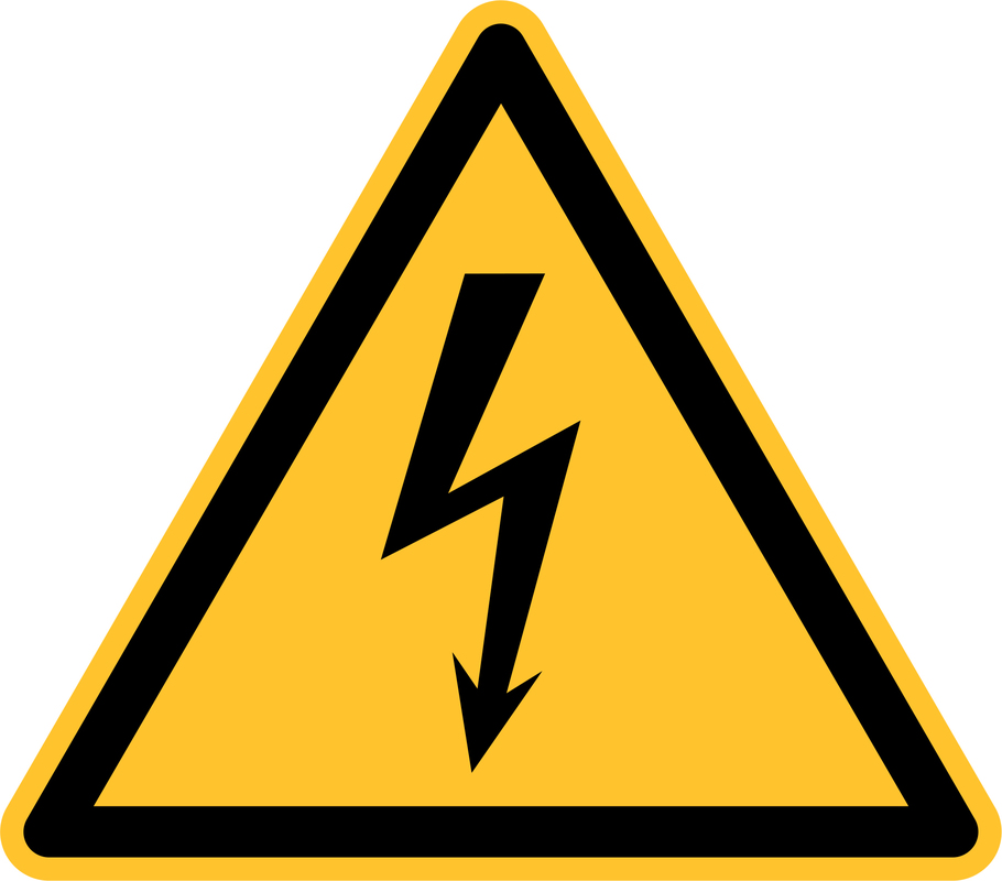 9225-12020-010 - Warnschild Elektrische Spannung gelb