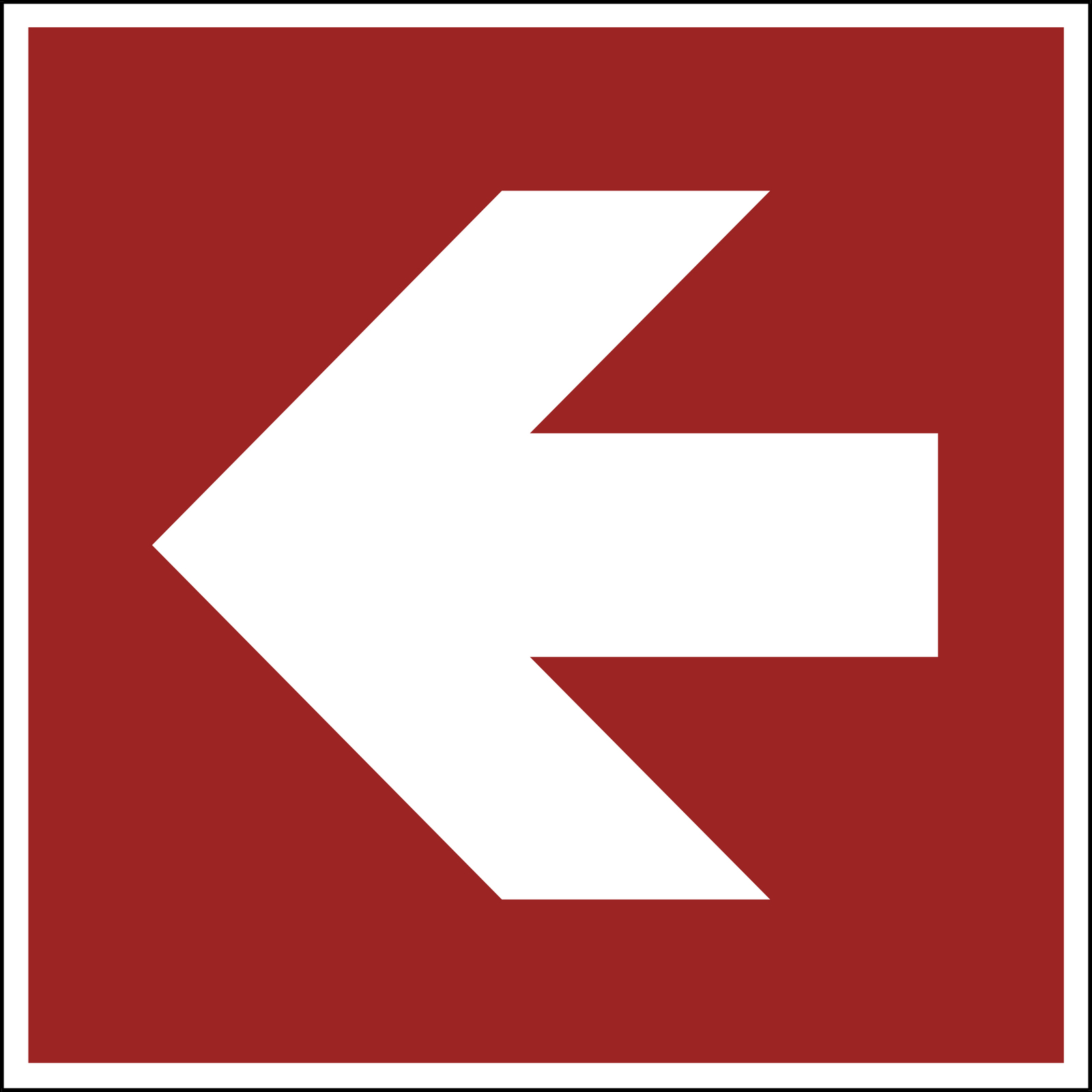 9225-13061-015 - Brandschutzschild Richtungsangabe linksrechts 9225-13061-015 - Brandschutzschild Richtungsangabe linksrechts