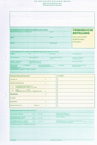 9036-00160 - Formular Bestellung Gebrauchtwagen