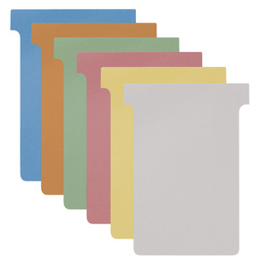 9096-00013 - T-Karten L 6 Farben