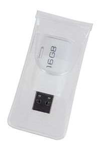 9218-04001 - Selbstklebetasche fuer USB-Sticks transparent