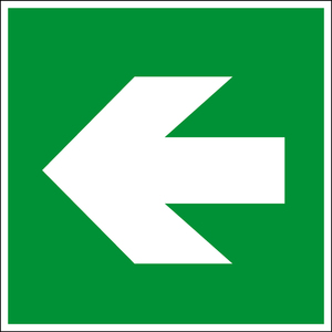9225-14081-015 - Rettungsschild Richtungsangabe links rechts