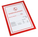 9015-00593-020 - Magnetische Infotasche Premium einzeln rot