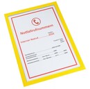 9015-00593-040 - Magnetische Infotasche Premium einzeln gelb