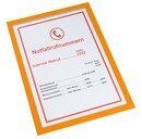 9015-00593-060 - Magnetische Infotasche Premium einzeln orange