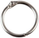 9015-00686 - Metallklappringe 25mm Durchmesser silber