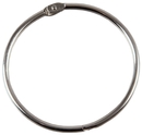 9015-00688 - Metallklappringe 76mm Durchmesser silber