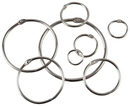 9015-00644 - Metall-Klappringe Faecher silber