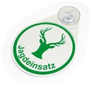 9108-02096-003 - Hinweisschild Jagdeinsatz gruen