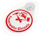 9108-02096-006 - Hinweisschild Feuerwehr-Einsatz rot