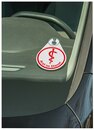 9108-02096-009 - Hinweisschild Arzt im Dienst Auto vorne
