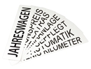 9219-00152 - Miniletter Werbeschild standard