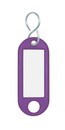 9219-01384-090 - Schluesselanhaenger mit S-Haken einzeln violett