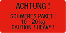 9220-00081-009 - Achtung! Schweres Paket! -23kg