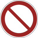 9225-10020-010 - Verbotsschild "Allgemeines Verbotszeichen"