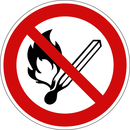 9225-10030-010 - Verbotsschild "Feuer, offenes Licht und Rauchen verboten"