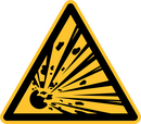 9225-12040-010 - Warnschild "Explosionsgefährliche Stoffe"