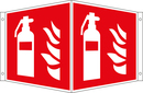 9225-13725-015 - Brandschutz-Winkelschild "Feuerlöscher"