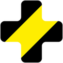 9225-20031-311 - Stellplatzmarker X-Stueck gelb-schwarz