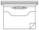 9604-00934 - Terminmappe Visimap DIN A4 quer mit geraeumiger Bogenschnitt-Tasche