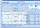9606-00555 - Arbeits-, Urlaubs-, Krankenkarte