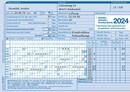 9606-00555 - Arbeits- Urlaubs- Krankenkarte 2024