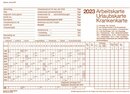 9606-00574 - Arbeits-Urlaubs-Krankenkarte auf Endlospapier