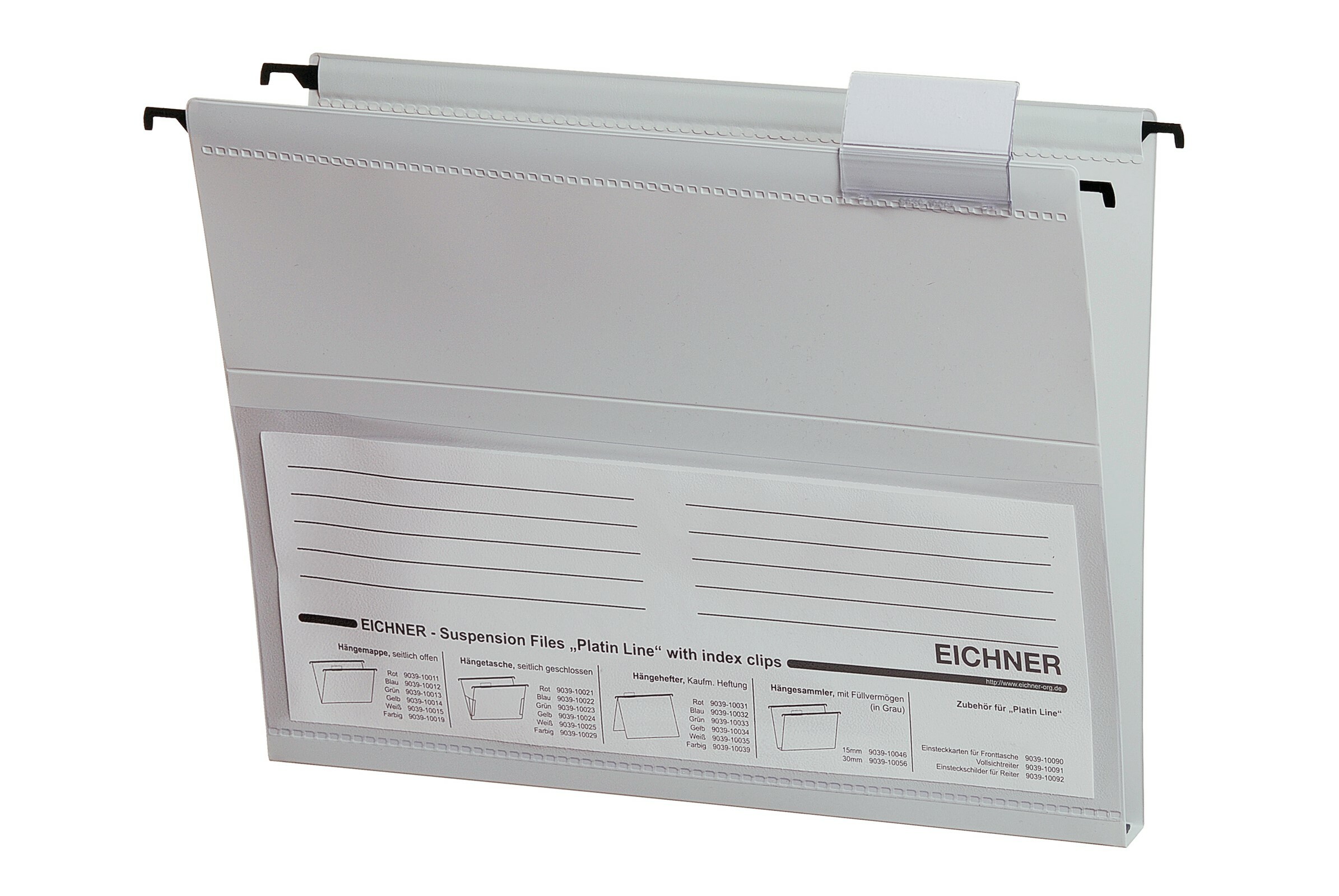 9039-10046 - Platin Line suspension filer made of PVC 15 mm light-grey 9039-10046 - Platin Line suspension filer made of PVC 15 mm light-grey