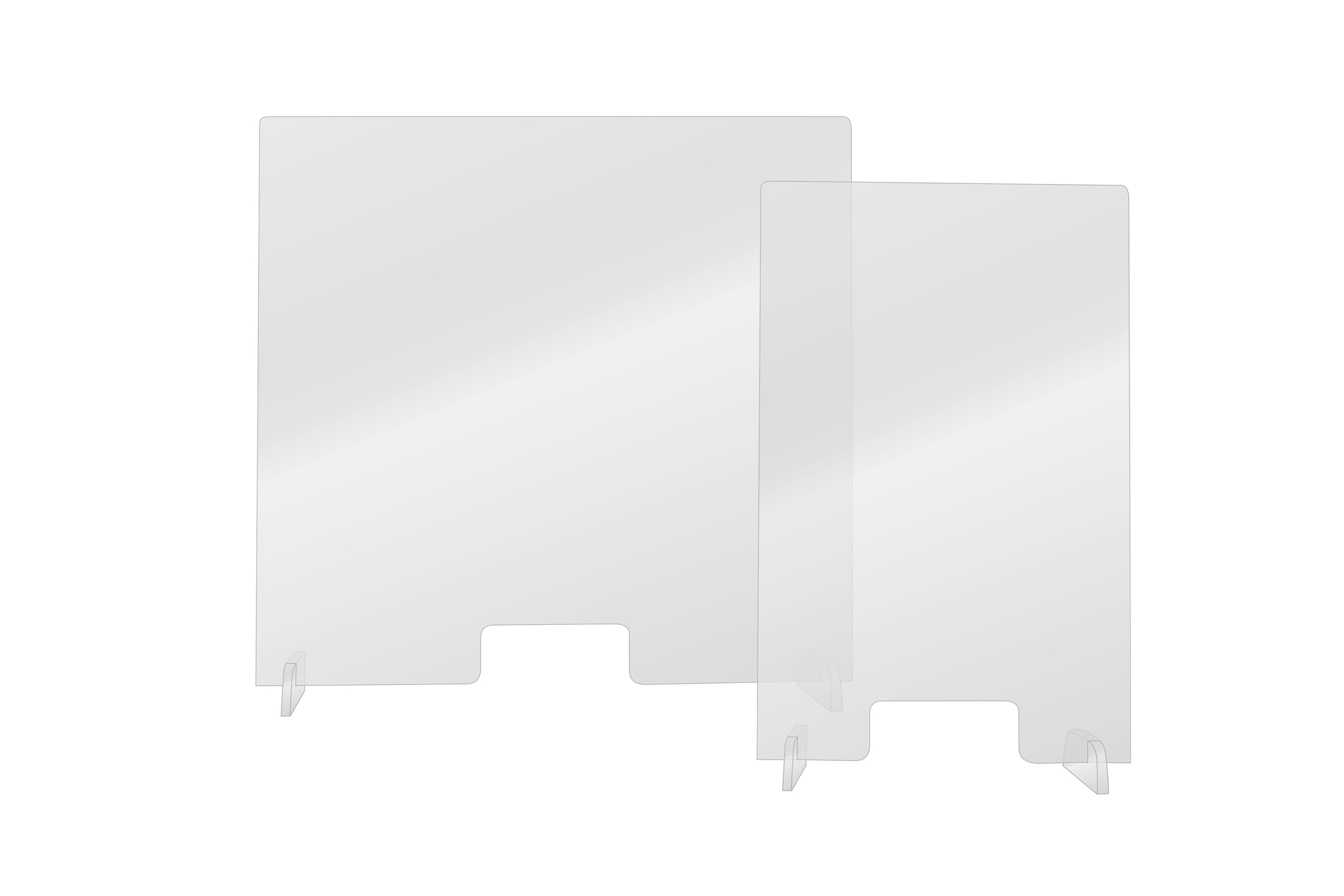 9127-01793-060 - Hygiene Barrier transparent fan 9127-01793-060 - Hygiene Barrier transparent fan