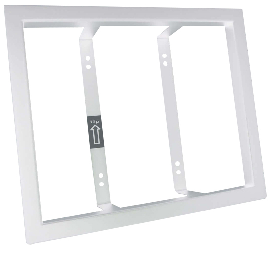 9201-00049 - Mounting frame for key box front single white 9201-00049 - Mounting frame for key box front single white