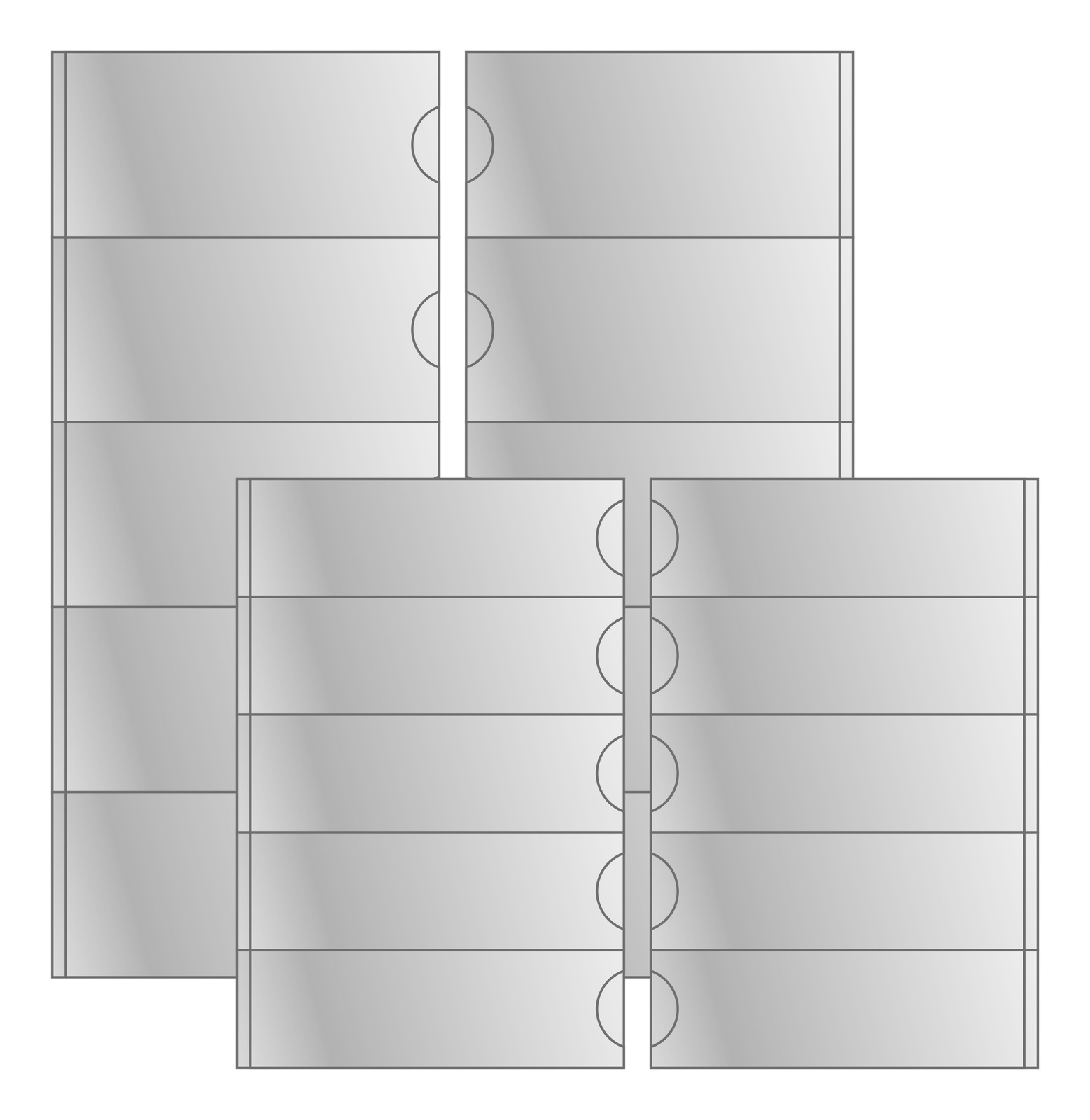 9218-02002 - Self adhesive-file spine bags narrow overview 9218-02002 - Self adhesive-file spine bags narrow overview