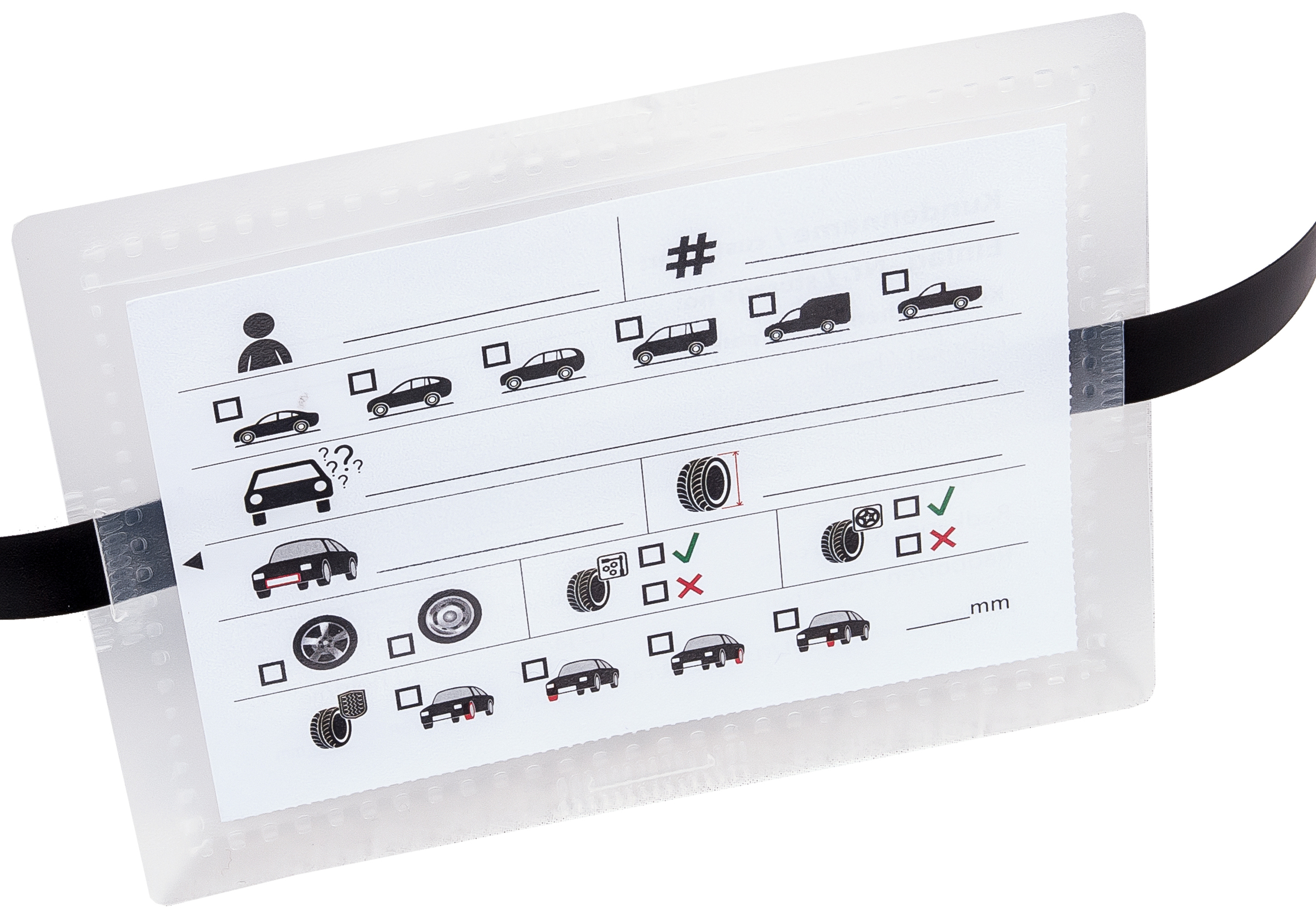 Wheel Tag Replacement pocket for wheel / tyre tag - EICHNER - Ihr Ausrüster für ...