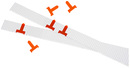 9085-00075 - Planning signals for insert board narrow orange