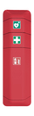9127-01107 - Help Kit big fire extinguisher+defi+first aid kits red