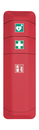 9127-01109 - Help Kit big fire extinguisher+defi+first aid kits red