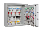 9201-00029 - Key cabinet with electronic lock for 80 keys open deco