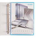 9218-01056 - PVC expandable pocket in ring binder