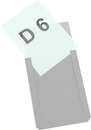 9218-02952-00 - Transparent magnetic pouch DIN A6 transparent