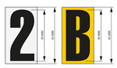 9218-03028 - Magnetic peel-off numbers and letters size
