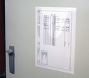 9218-03531 - Self-adhesive circuit diagram pouch at door