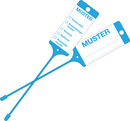 9219-00770 - Goods tag Muster blue