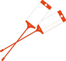 9219-00775 - Material tags neutrally red