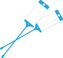 9219-00776 - Material tags neutrally blue