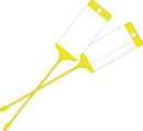 9219-00777 - Material tags neutrally yellow